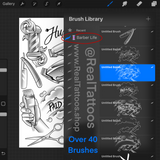 💈 Barber Life *Procreate BrushSet & PDF file