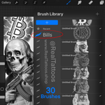“Bills” *Procreate BrushSet