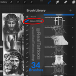 “Jesus Christ” *Procreate BrushSet