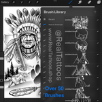 “NativeAmerican” *Procreate BRUSH SET