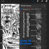 “Beast2.0” *Procreate BrushSet