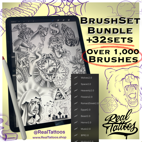 BrushSet 32 pack bundle