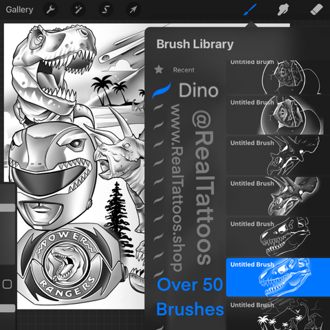 Dino *Procreate BrushSet